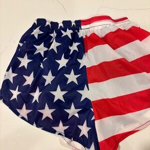 Patriotic Star and Stripe Shorts -Grunt style panties with shorts-vintage-XS